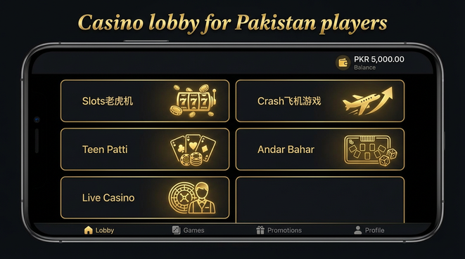 Lobby view of Milano777 Game for Pakistan users